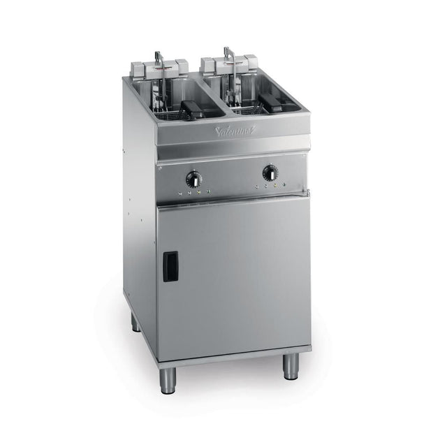 DB593 Valentine Twin Tank Twin Basket Free Standing Electric Fryer Evo 2525 JD Catering Equipment Solutions Ltd