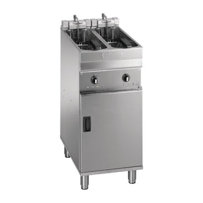 DB597 Valentine Twin Tank Twin Basket Free Standing Electric Filtration Fryer Evo 220P JD Catering Equipment Solutions Ltd