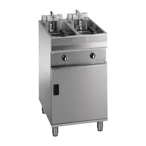 DB598 Valentine Twin Tank Twin Basket Free Standing Electric Filtration Fryer Evo 2525P JD Catering Equipment Solutions Ltd