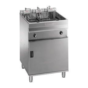 DB600 Valentine Single Tank Twin Basket Free Standing Electric Filtration Fryer Evo 600P JD Catering Equipment Solutions Ltd