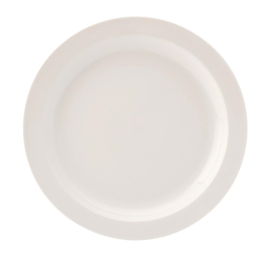 DB611 Utopia Pure White Narrow Rim Plates 230mm (Pack of 24) JD Catering Equipment Solutions Ltd