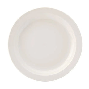 DB612 Utopia Pure White Narrow Rim Plates 254mm (Pack of 18) - JD Catering Equipment Solutions Ltd