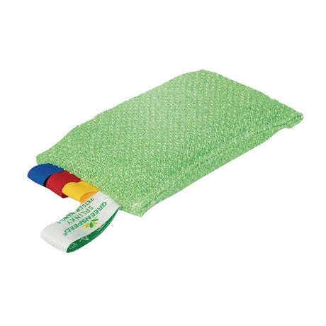 DB717 Greenspeed Tough Microfibre Scrubbing Sponge 90x150mm JD Catering Equipment Solutions Ltd