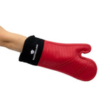 DB878 MasterClass Seamless Silicone Oven Mitt with Cotton Sleeve - JD Catering Equipment Solutions Ltd