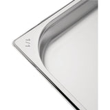 DB881 Nisbets Essentials Stainless Steel Gastronorm Tray 65mm (Pack 3) JD Catering Equipment Solutions Ltd