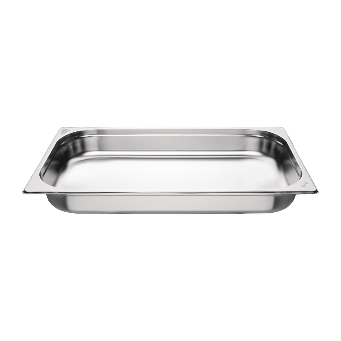DB881 Nisbets Essentials Stainless Steel Gastronorm Tray 65mm (Pack 3) JD Catering Equipment Solutions Ltd