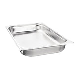 DB881 Nisbets Essentials Stainless Steel Gastronorm Tray 65mm (Pack 3) JD Catering Equipment Solutions Ltd