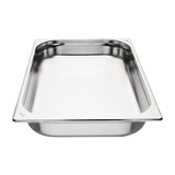 DB881 Nisbets Essentials Stainless Steel Gastronorm Tray 65mm (Pack 3) JD Catering Equipment Solutions Ltd