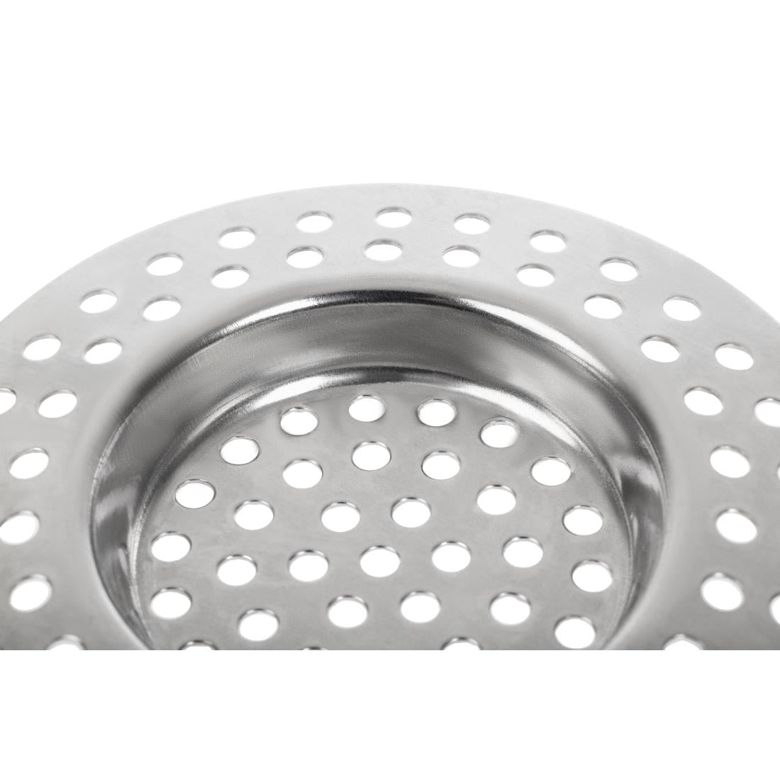 DB902 KitchenCraft Stainless Steel Large Hole Sink Strainer 75mm JD Catering Equipment Solutions Ltd