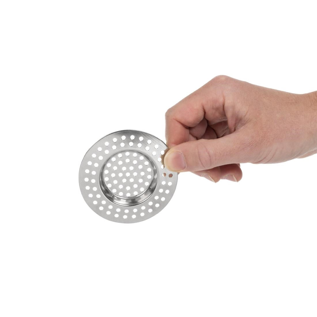 DB902 KitchenCraft Stainless Steel Large Hole Sink Strainer 75mm JD Catering Equipment Solutions Ltd