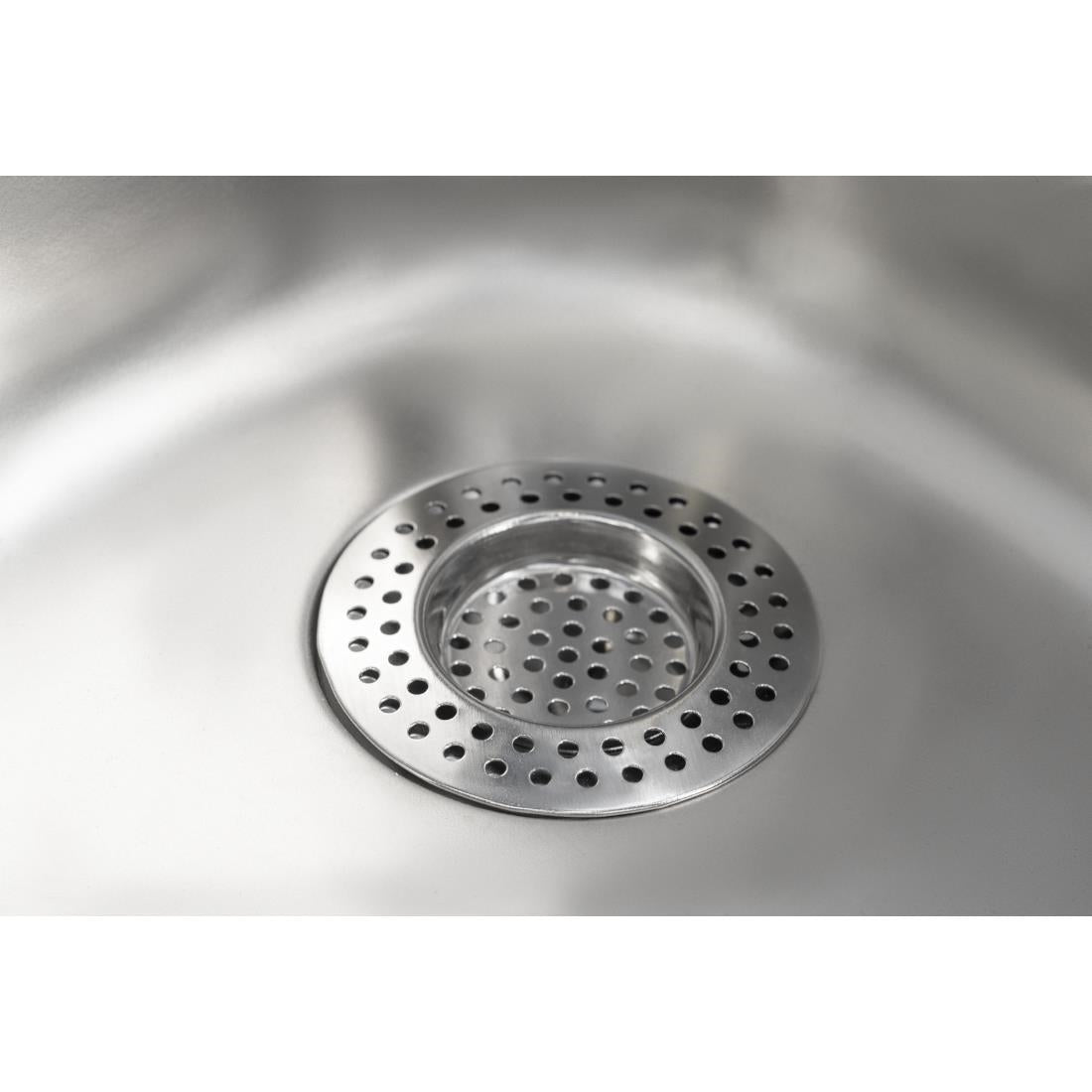 DB902 KitchenCraft Stainless Steel Large Hole Sink Strainer 75mm JD Catering Equipment Solutions Ltd