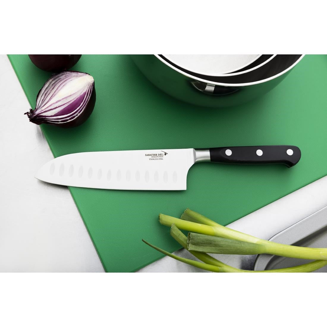 DB942 Deglon Sabatier Santoku Knife 18cm JD Catering Equipment Solutions Ltd