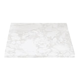 DC301 Bolero Square Marble Effect Tabletop White 600mm JD Catering Equipment Solutions Ltd