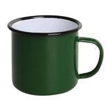 DC396 Olympia Enamel Mugs Green 350ml (Pack of 6) - JD Catering Equipment Solutions Ltd