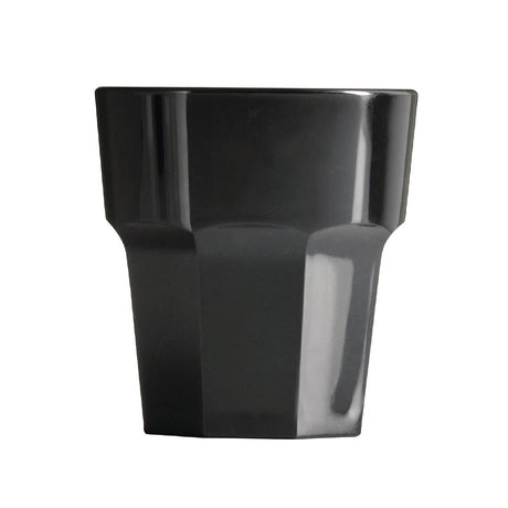 DC413 BBP Polycarbonate Rocks Tumbler 256ml Black (Pack of 36) JD Catering Equipment Solutions Ltd