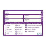 DC458 Puracycle Reusable Allergen Labels (Pack of 20) JD Catering Equipment Solutions Ltd