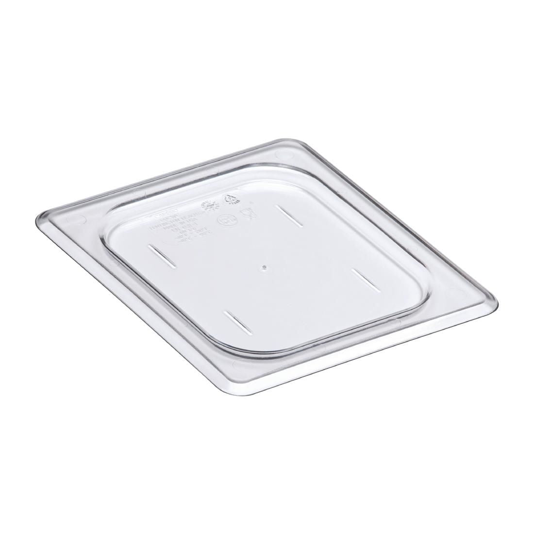 DC666 Cambro Clear Polycarbonate 1/6 Gastronorm Lid JD Catering Equipment Solutions Ltd