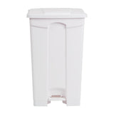 DC713 Jantex Kitchen Pedal Bin White 87Ltr JD Catering Equipment Solutions Ltd