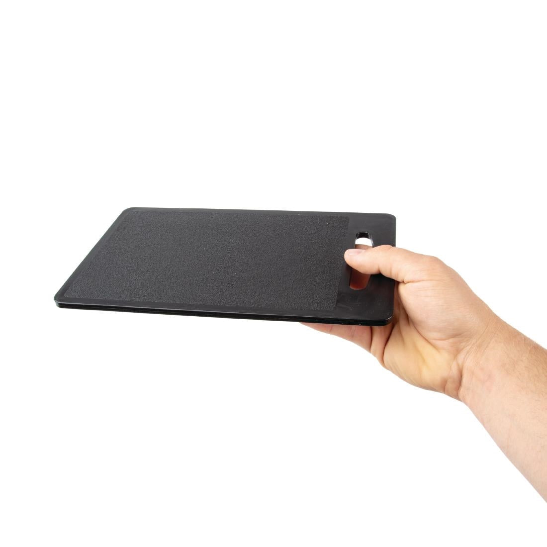 DC717 Hygiplas Bar Chopping Board Black 255mm JD Catering Equipment Solutions Ltd