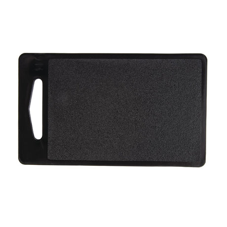 DC717 Hygiplas Bar Chopping Board Black 255mm JD Catering Equipment Solutions Ltd