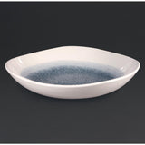 DC730 Churchill Studio Prints Raku Trace Triangular Bowl Topaz Blue (Pack of 12) JD Catering Equipment Solutions Ltd