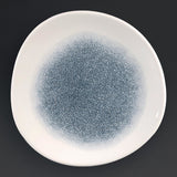 DC732 Churchill Studio Prints Raku Round Trace Plates Topaz Blue 210mm (Pack of 12) JD Catering Equipment Solutions Ltd