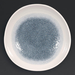 DC733 Churchill Studio Prints Raku Trace Round Trace Bowl Topaz Blue 253mm - JD Catering Equipment Solutions Ltd