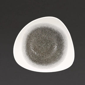 DC734 Churchill Studio Prints Raku Trace Triangular Bowl Quartz Black 235mm (Pack of 12) - JD Catering Equipment Solutions Ltd