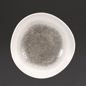 DC737 Churchill Studio Prints Raku Trace Round Bowl Quartz Black 253mm (Pack of 12) - JD Catering Equipment Solutions Ltd