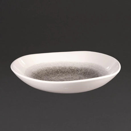 DC737 Churchill Studio Prints Raku Trace Round Bowl Quartz Black 253mm (Pack of 12) - JD Catering Equipment Solutions Ltd