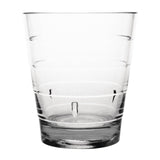 DC920 Kristallon Polycarbonate Ringed Tumbler Clear 285ml (Pack of 6) JD Catering Equipment Solutions Ltd
