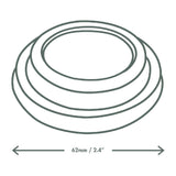 DE144 Vegware 62-Series CPLA Hot Cup Lid - 4oz (Case 2000) JD Catering Equipment Solutions Ltd