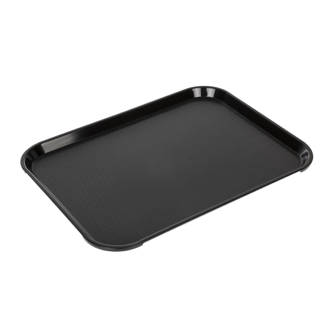 DE312 Cambro Polypropylene Fast Food Tray Black 410mm JD Catering Equipment Solutions Ltd