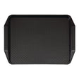 DE314 Cambro Polypropylene Handled Fast Food Tray Black 430mm JD Catering Equipment Solutions Ltd