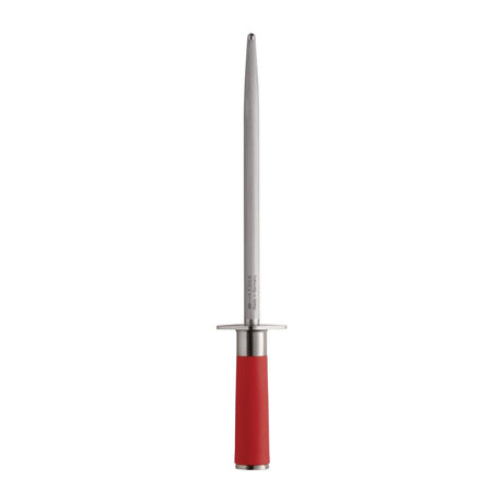 DE373 Dick Red Spirit Round Standard Knife Sharpening Steel 25cm JD Catering Equipment Solutions Ltd