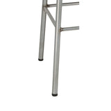 DE479 Bolero Galvanised Steel High Stools with Wooden Seatpad (Pack of 4) JD Catering Equipment Solutions Ltd