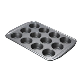 DE505 Circulon Carbon Steel Muffin Tin 12 Cup - JD Catering Equipment Solutions Ltd