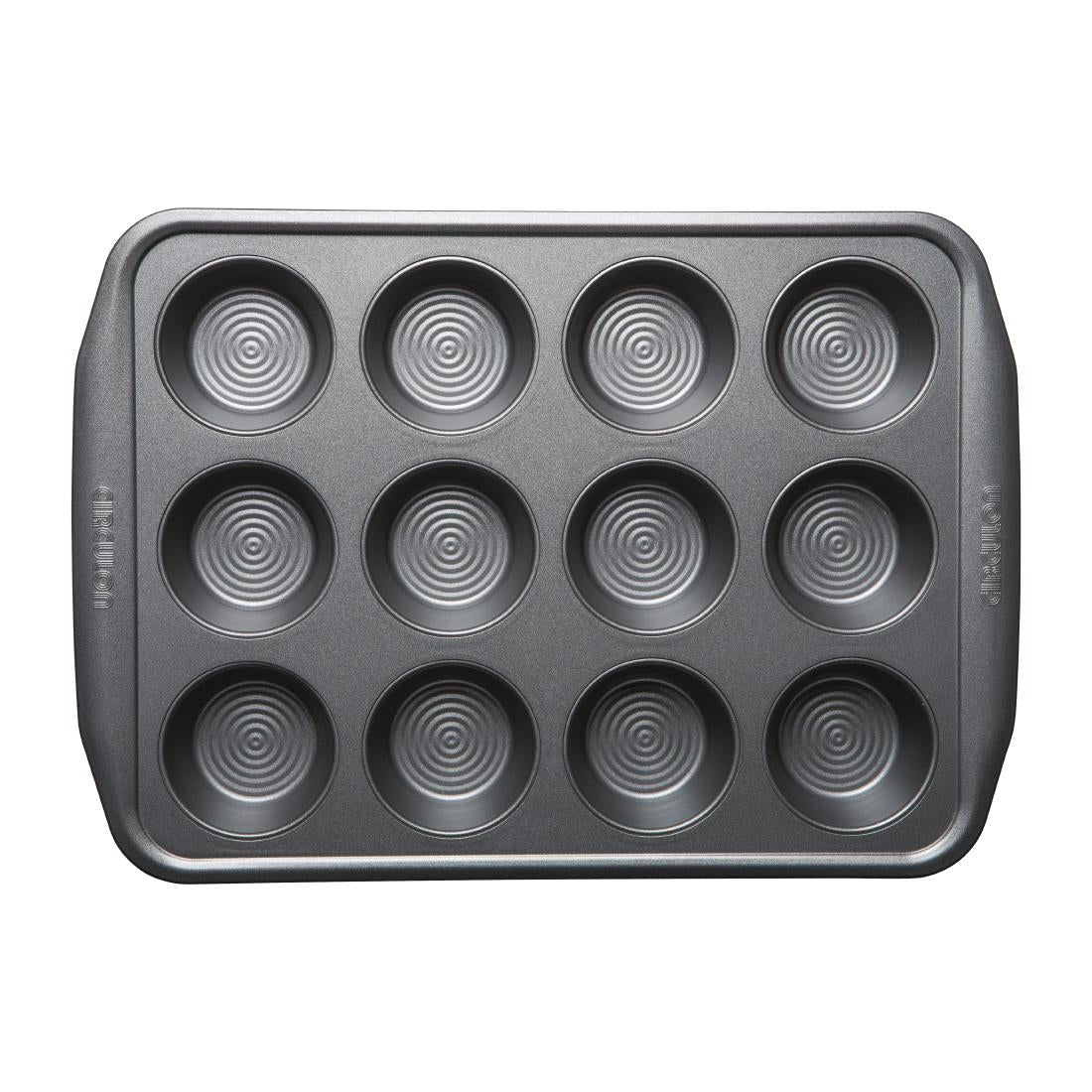 DE505 Circulon Carbon Steel Muffin Tin 12 Cup JD Catering Equipment Solutions Ltd