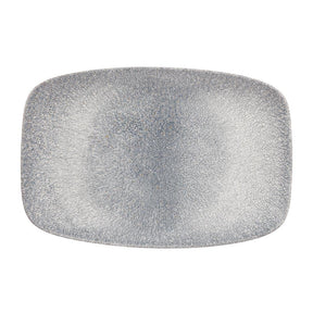 DE577 Churchill Studio Prints Raku Rectangular Plates Topaz Blue 300mm (Pack of 6) - JD Catering Equipment Solutions Ltd