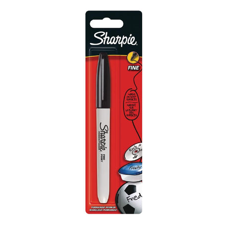 DE706 Sharpie Fine Permanent Marker Black JD Catering Equipment Solutions Ltd