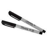 DE707 Sharpie Ultra Fine Permanent Marker Black (Pack of 2) JD Catering Equipment Solutions Ltd