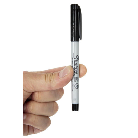 DE707 Sharpie Ultra Fine Permanent Marker Black (Pack of 2) JD Catering Equipment Solutions Ltd