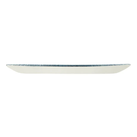 DE881 Churchill Studio Prints Raku Oblong Plate Topaz Blue 298mm (Pack of 12) - JD Catering Equipment Solutions Ltd