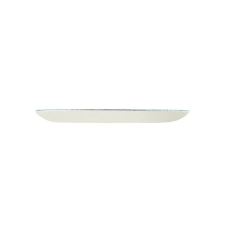 DE882 Churchill Studio Prints Raku Large Round Coupe Plate Topaz Blue 288mm - JD Catering Equipment Solutions Ltd