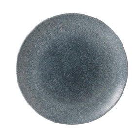 DE883 Churchill Studio Prints Raku Round Coupe Plate Topaz Blue 260mm (Pack of 12) - JD Catering Equipment Solutions Ltd