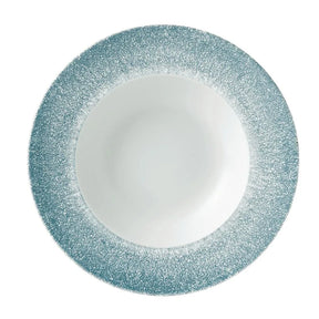 DE886 Churchill Studio Prints Raku Wide Rim Bowl Topaz Blue 280mm (Pack of 12) - JD Catering Equipment Solutions Ltd