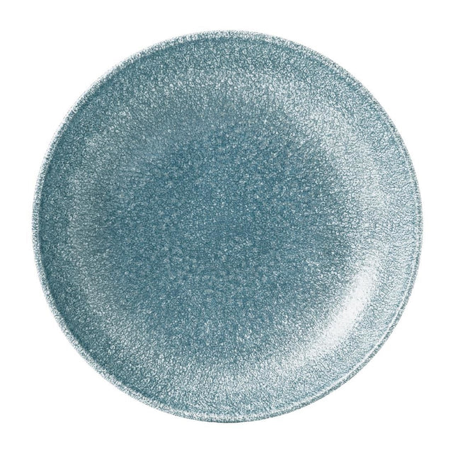 DE888 Churchill Studio Prints Raku Round Coupe Bowl Topaz Blue 248mm (Pack of 12) JD Catering Equipment Solutions Ltd