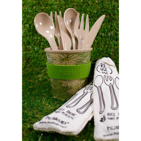 DE930 Reusable Rice Husk Cutlery Set JD Catering Equipment Solutions Ltd