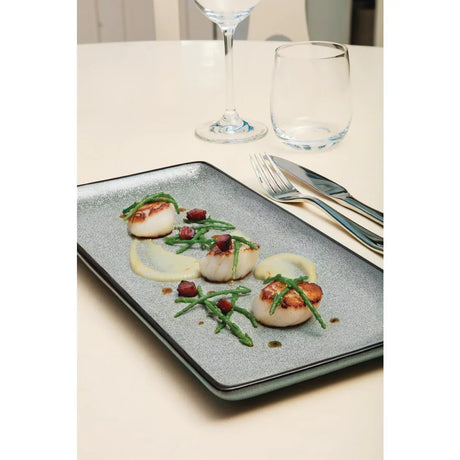 DF174 Olympia Mineral Rectangular Plate 228mm (Pack of 6) - JD Catering Equipment Solutions Ltd