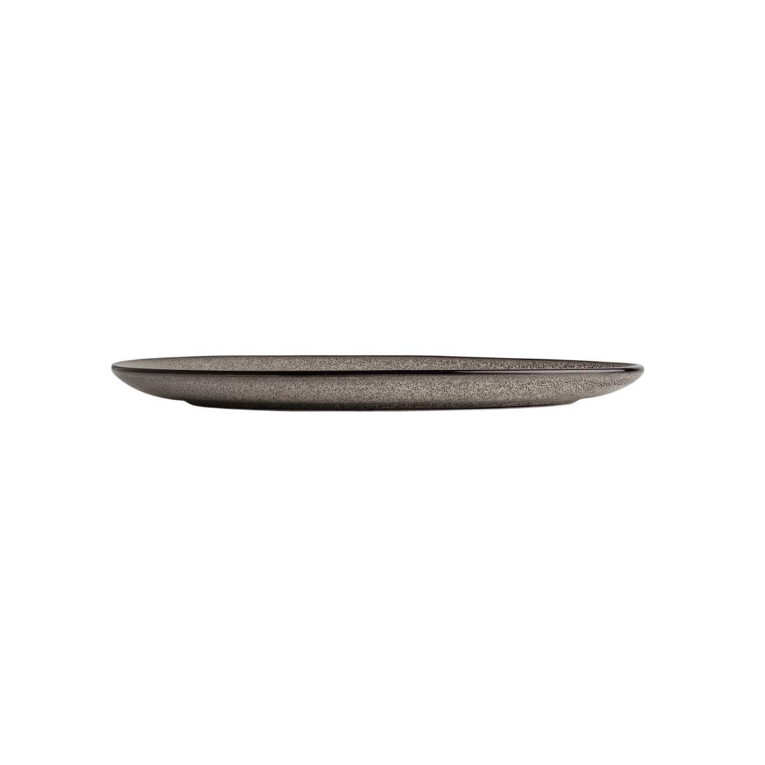 DF180 Olympia Mineral Leaf Plate 255mm (Pack of 6) JD Catering Equipment Solutions Ltd